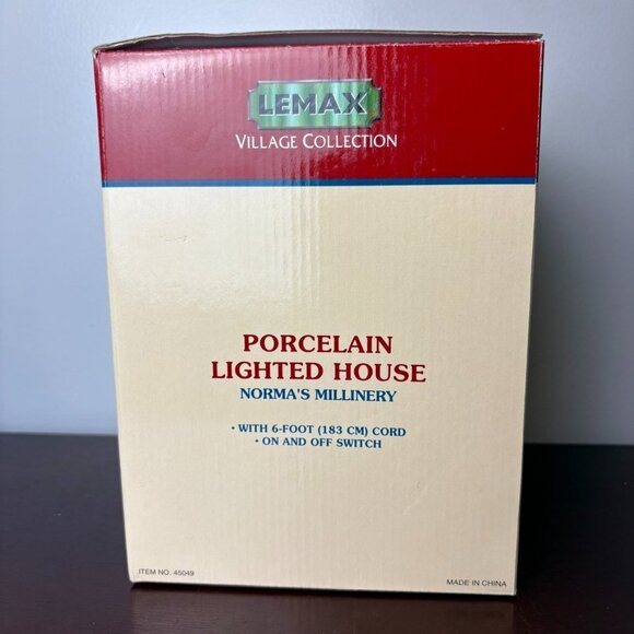 LEMAX Norma's Millinery Rare Caddington Christmas Village Collection #45049 Dept - Picture 16 of 16